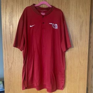 Nike Dri-Fit Oklahoma Sooners Baseball Polo.  Men’s XL.